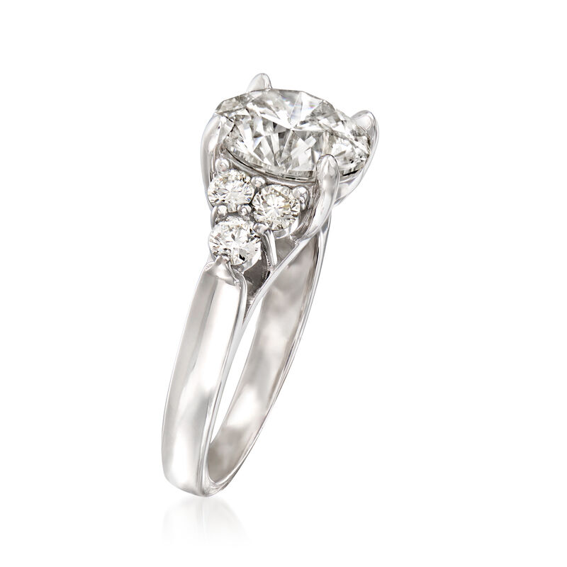 Majestic Collection 4.84 ct. t.w. Diamond Ring in 18kt White Gold image number 2