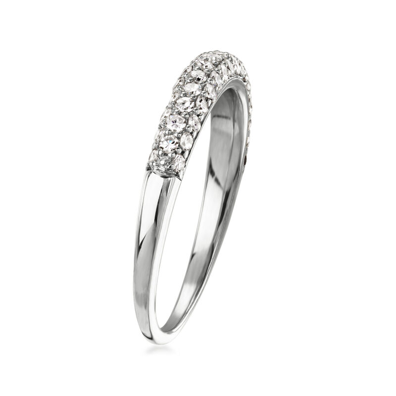 .50 ct. t.w. Pave Lab-Grown Diamond Ring in Sterling Silver image number 2