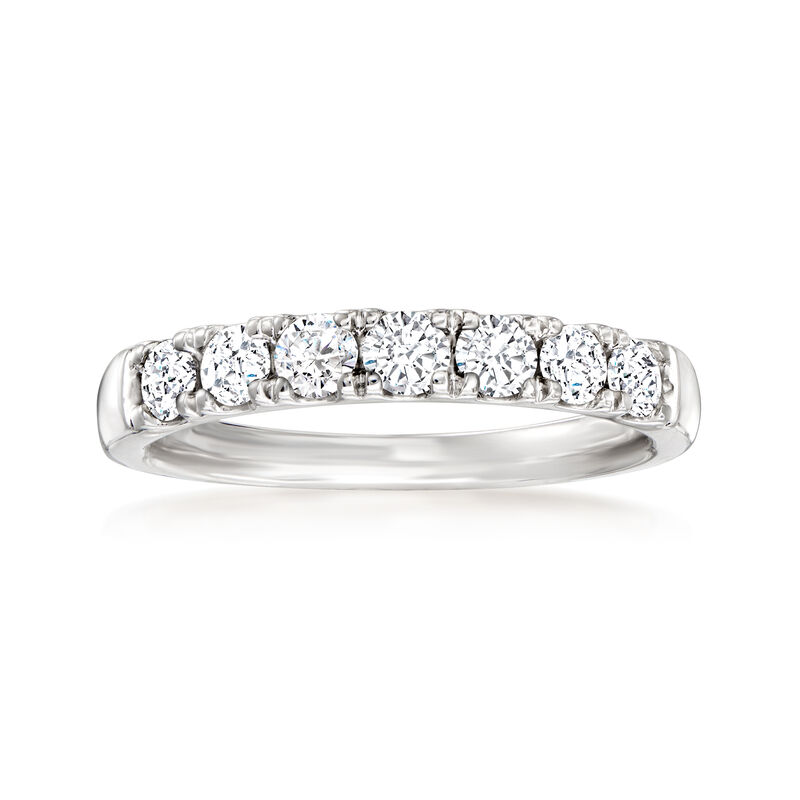 .70 ct. t.w. Diamond Seven-Stone Ring in Platinum image number 0