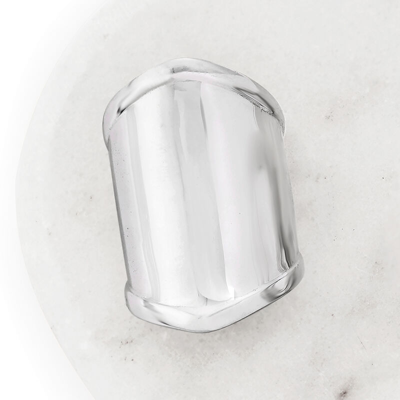 Sterling Silver Wide Polished Ring image number 4
