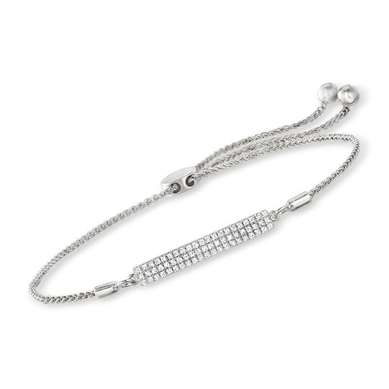 .25 ct. t.w. Diamond Bolo Bracelet in Sterling Silver image number 0