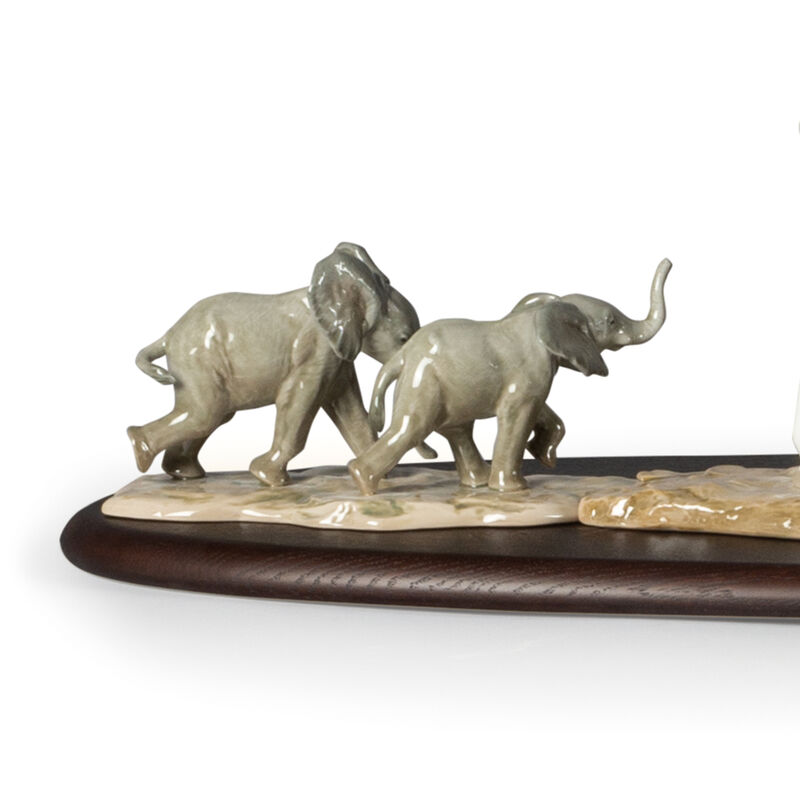 Lladro &quot;African Savannah&quot; Porcelain Figurine Set image number 1