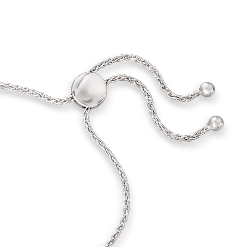 .50 ct. t.w. Diamond Bolo Bracelet in Sterling Silver  image number 2