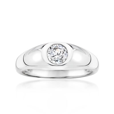 .40 Carat CZ Ring in Sterling Silver
