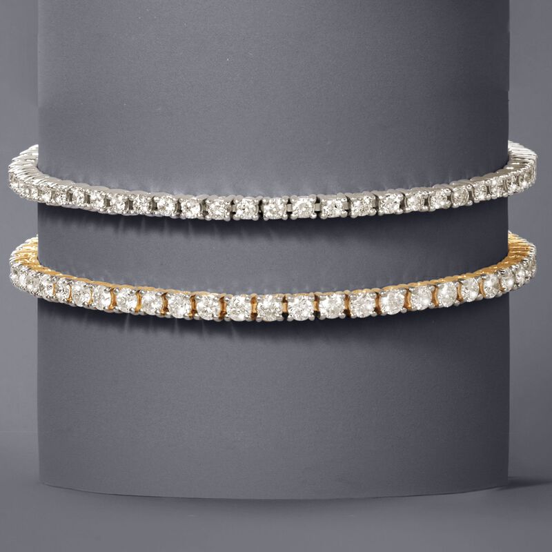 3.00 ct. t.w. Diamond Tennis Bracelet in 14kt Yellow Gold image number 3