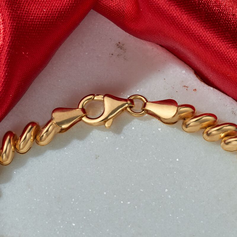 Italian 18kt Gold Over Sterling San Marco Bracelet image number 2