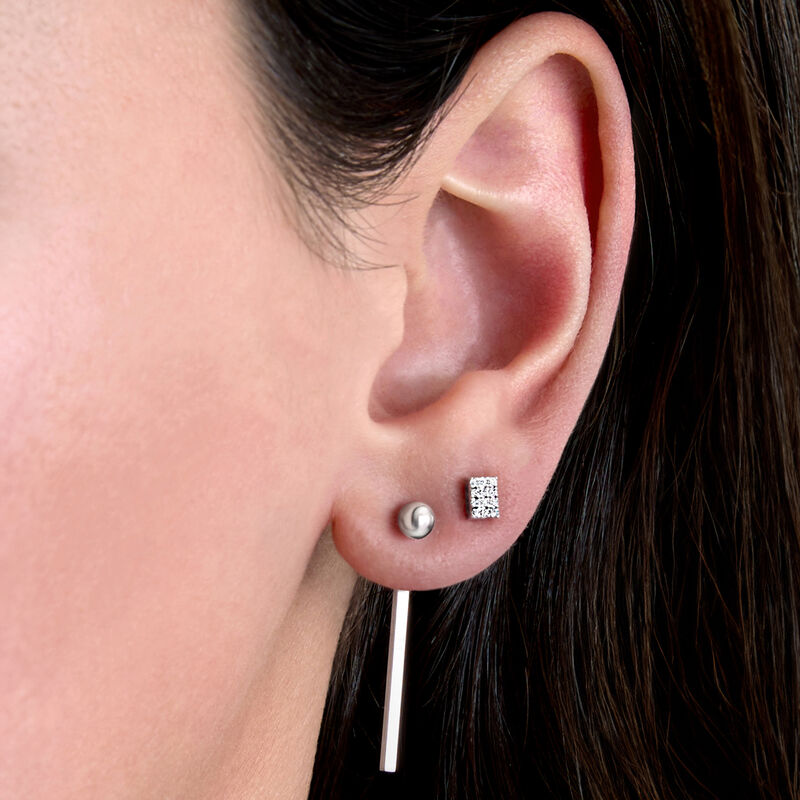 &quot;The Luxe&quot; 8-pc. Earring Set with .20 ct. t.w. Diamonds in Sterling Silver image number 3