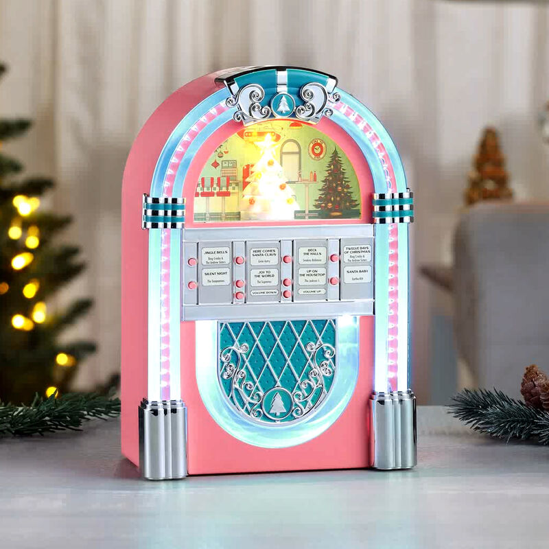Mr. Christmas Vintage Pink Jukebox image number 1
