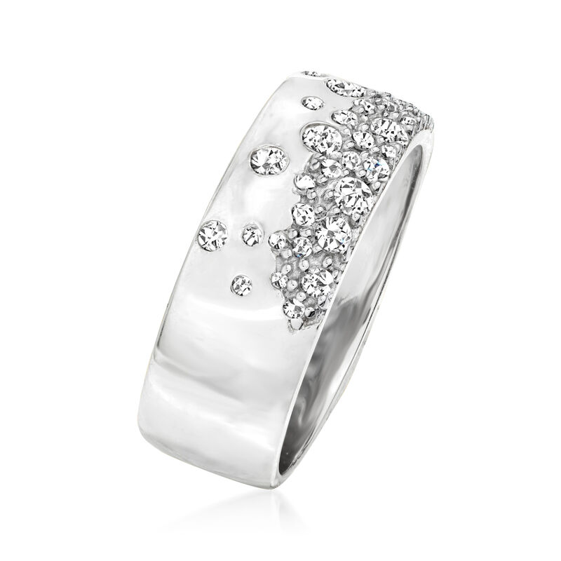 .50 ct. t.w. Scattered-Diamond Ring in Sterling Silver image number 2