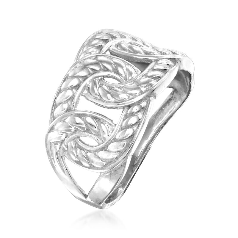 Sterling Silver Link Ring image number 2