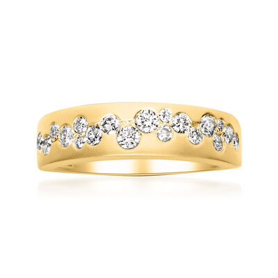 .50 ct. t.w. Diamond Bubble Ring in 14kt Yellow Gold