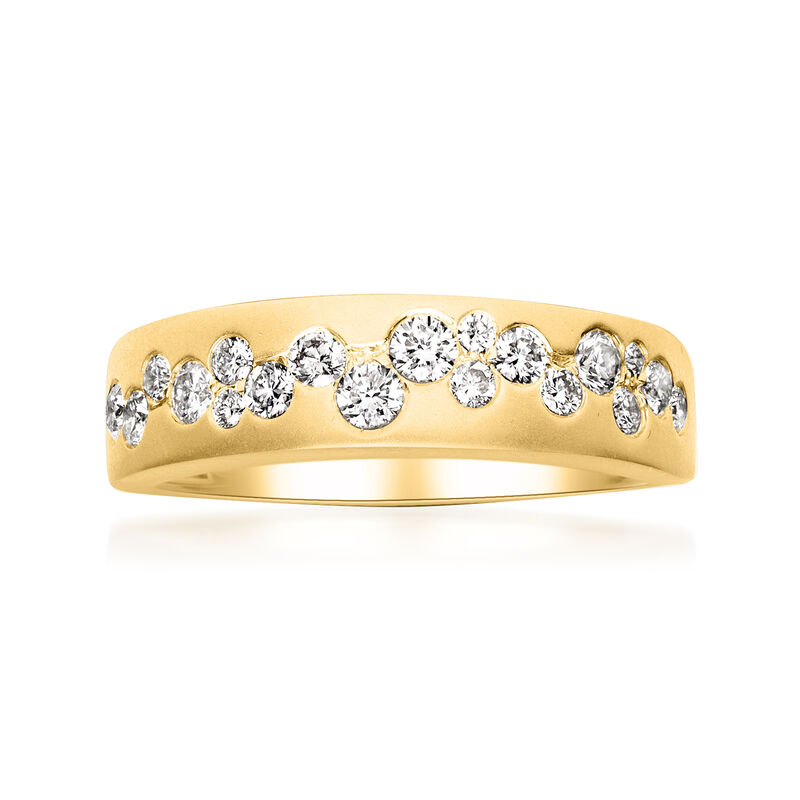 .50 ct. t.w. Diamond Bubble Ring in 14kt Yellow Gold. Size 7 image number 0