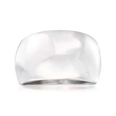 Italian Sterling Silver Dome Ring