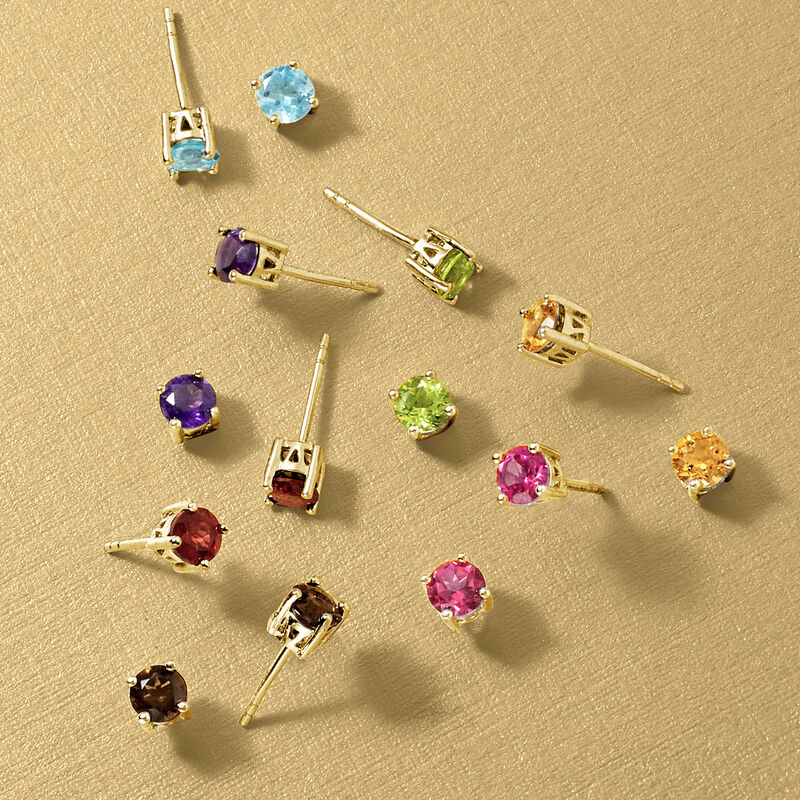 7.00 ct. t.w. Multi-Gemstone Jewelry Set: Seven Pairs of Stud Earrings in 18kt Gold Over Sterling  image number 2
