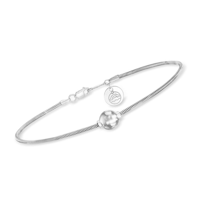 Cape Cod Jewelry Sterling Silver Anklet. 9&quot; image number 2