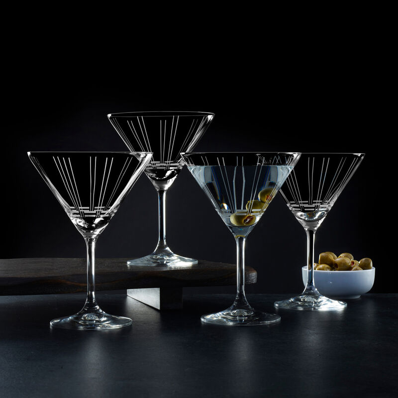 Mikasa &quot;Berlin&quot; Set of 4 Martini Glasses image number 4