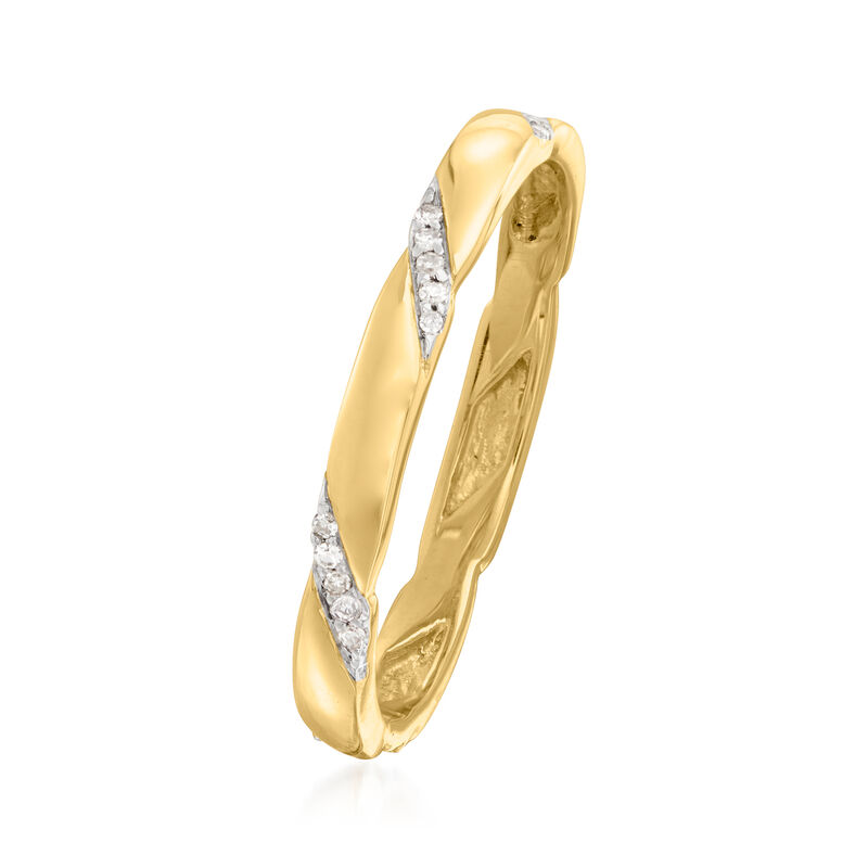 .10 ct. t.w. Diamond Eternity Band in 14kt Yellow Gold image number 2