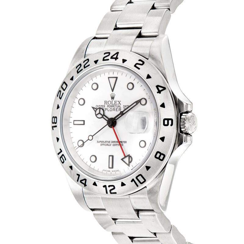 Pre-Owned Rolex Explorer Ll Men's 40mm Automatic Stainless Steel Watch image number 1