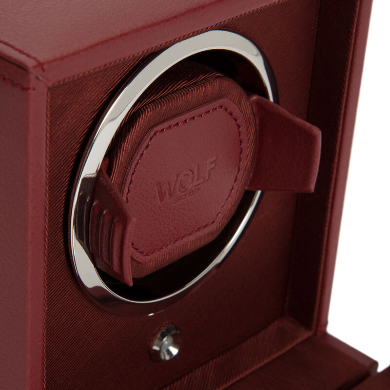 WOLF "Cub" Bordeaux Vegan Leather Watch Winder image number 5