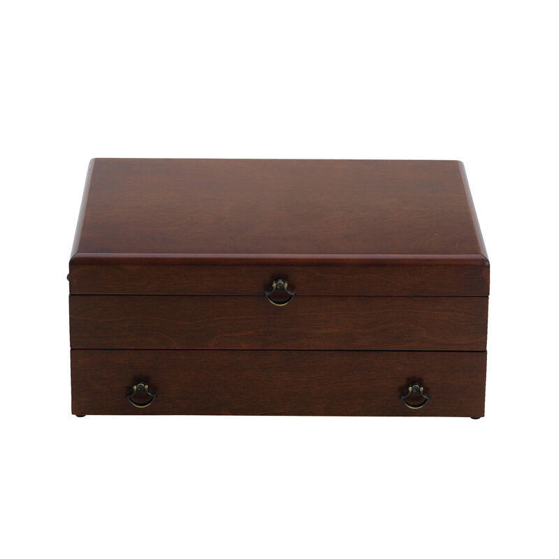 Reed & Barton &quot;Bristol&quot; Cherry Flatware Chest  image number 1