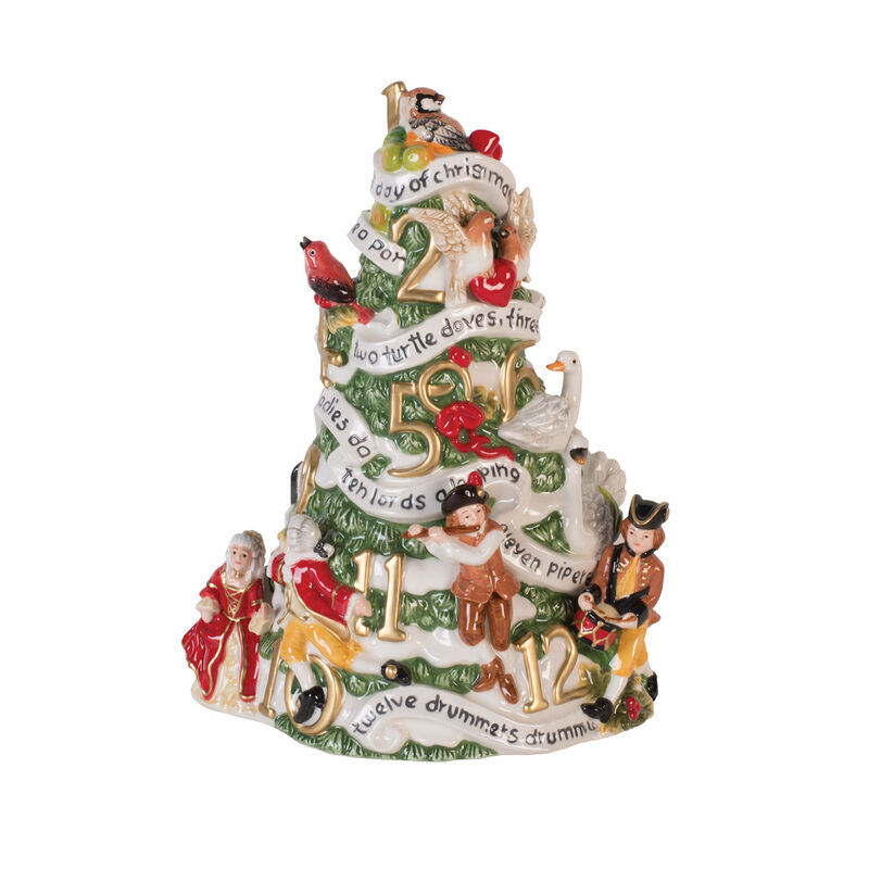 Fitz and Floyd &quot;12 Days of Christmas&quot; Limited Edition Musical Figurine image number 0