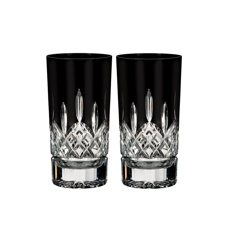 Waterford Crystal &quot;Lismore Black&quot; Set of 2 Highball Glasses image number 0