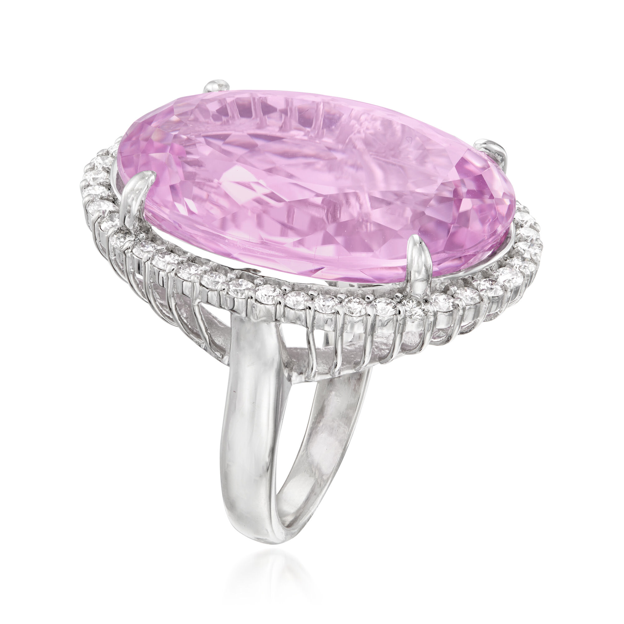 アクセサリー KAORI C. 2000 Vintage 30.37 Carat Kunzite Ring with .83 ct. t.w.