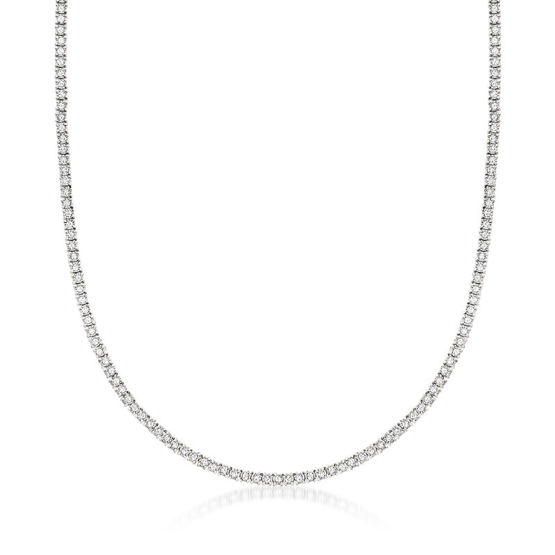2.00 ct. t.w. Diamond Tennis Necklace in Sterling Silver image number 0