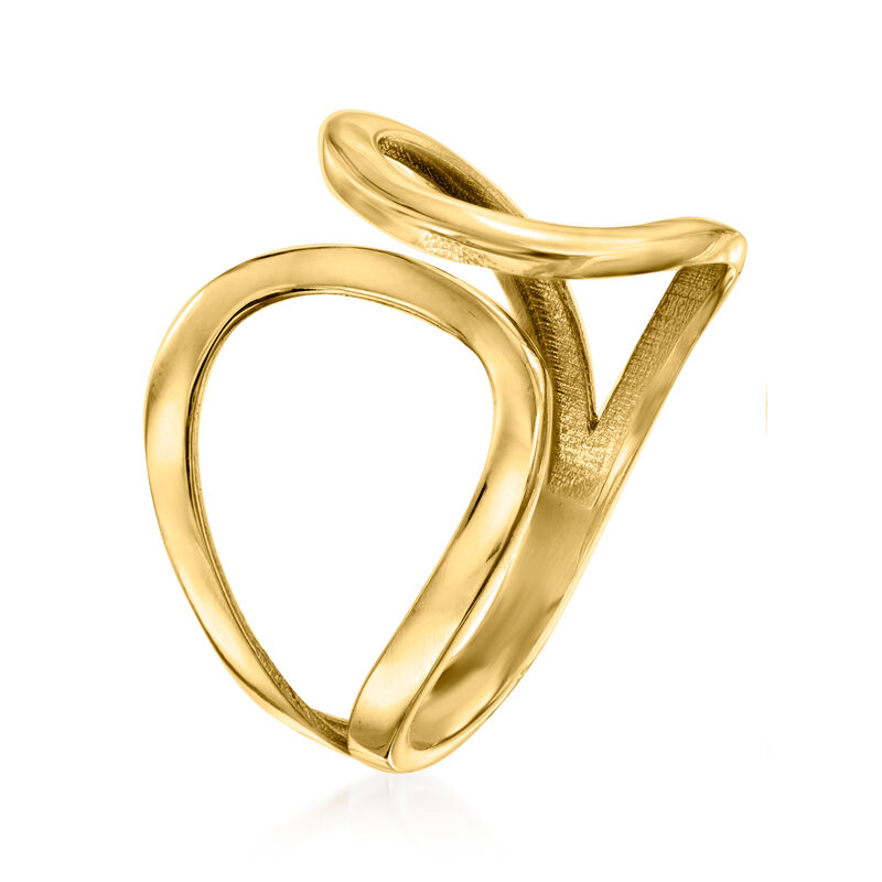 14kt Yellow Gold Open-Space Ring image number 1
