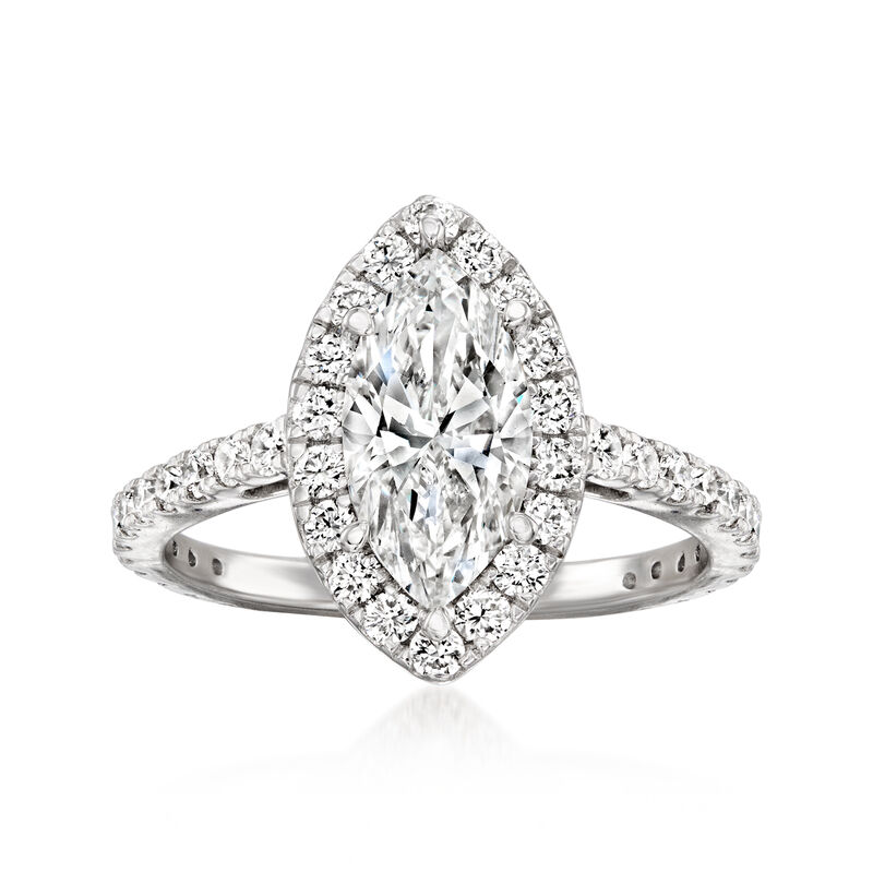 2.00 ct. t.w. Lab-Grown Diamond Ring in 14kt White Gold. Size 7 image number 0