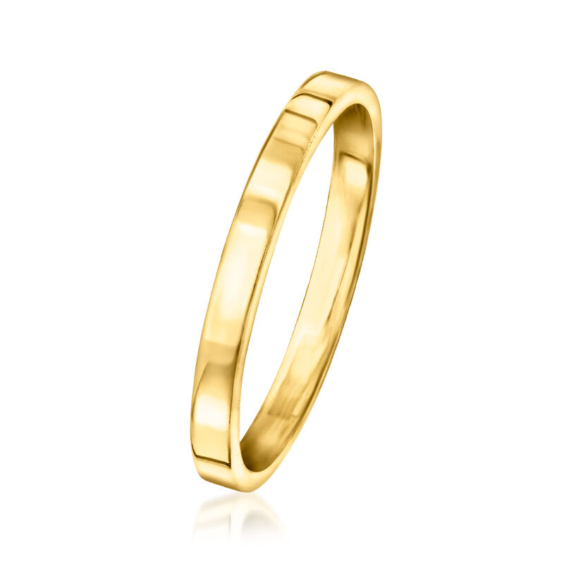 18kt Gold Vermeil Small-Band Ring image number 2