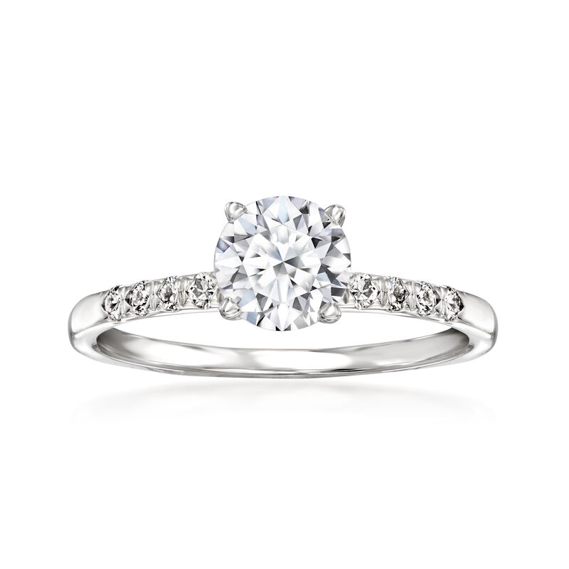1.20 ct. t.w. Lab-Grown Diamond Engagement Ring in 14kt White Gold image number 0