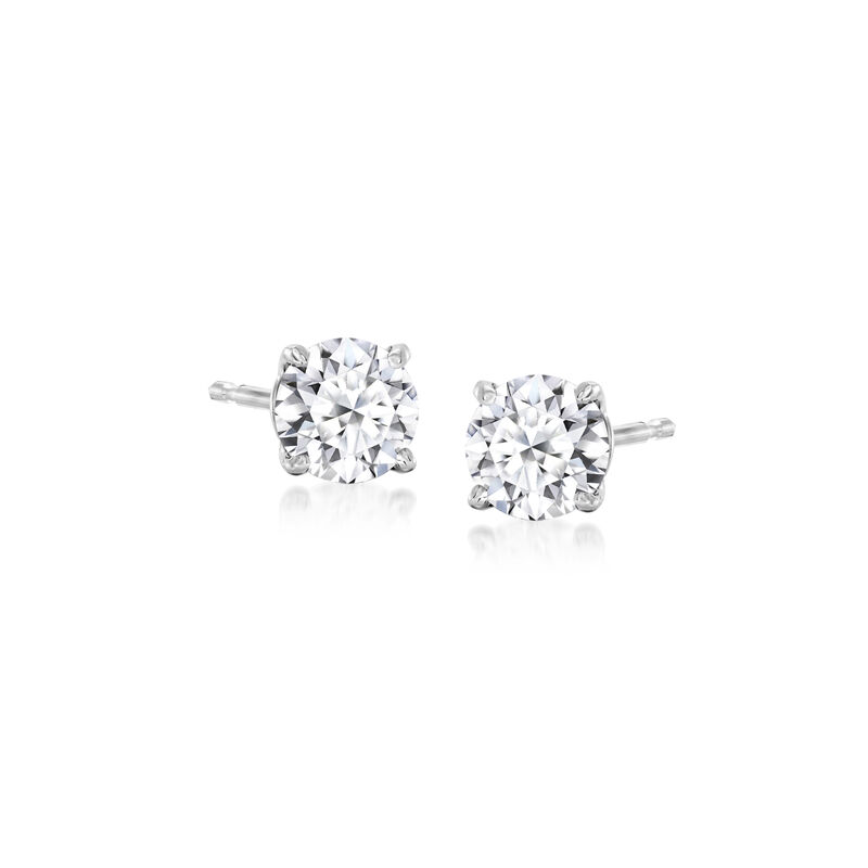 .75 ct. t.w. Lab-Grown Diamond Stud Earrings in Sterling Silver  image number 0