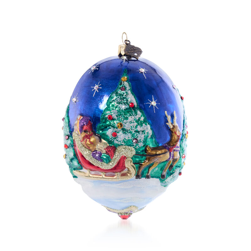 Jay Strongwater &quot;Christmas Delivery&quot; Glass Ornament image number 2