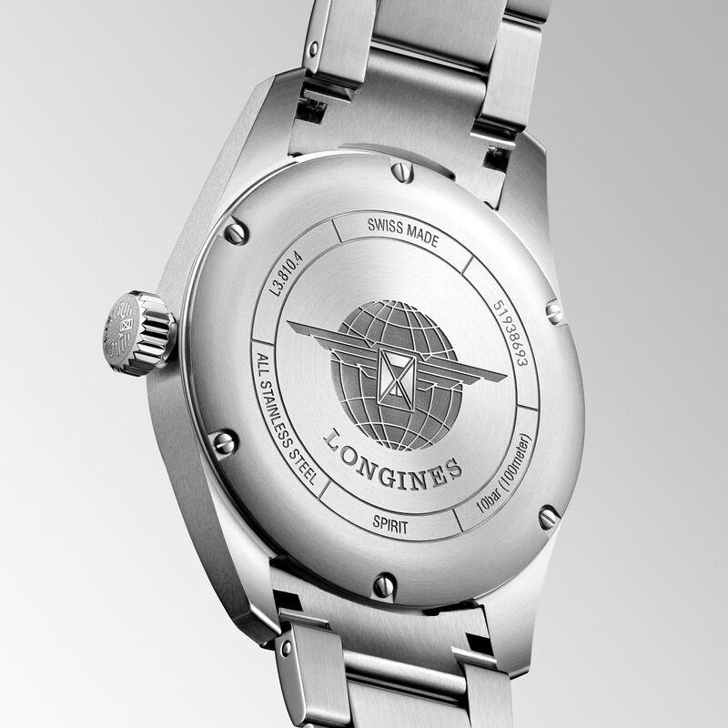 Longines Spirit Men's 40mm Automatic Stainless Steel Watch image number 1