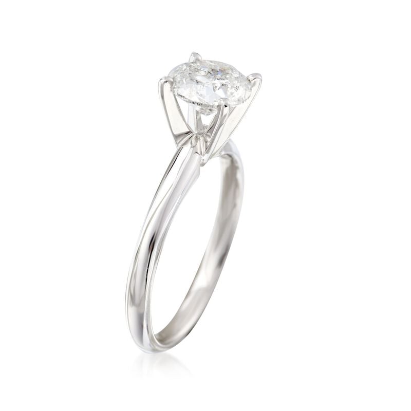 1.50 Carat Diamond Solitaire Ring in 14kt White Gold image number 2