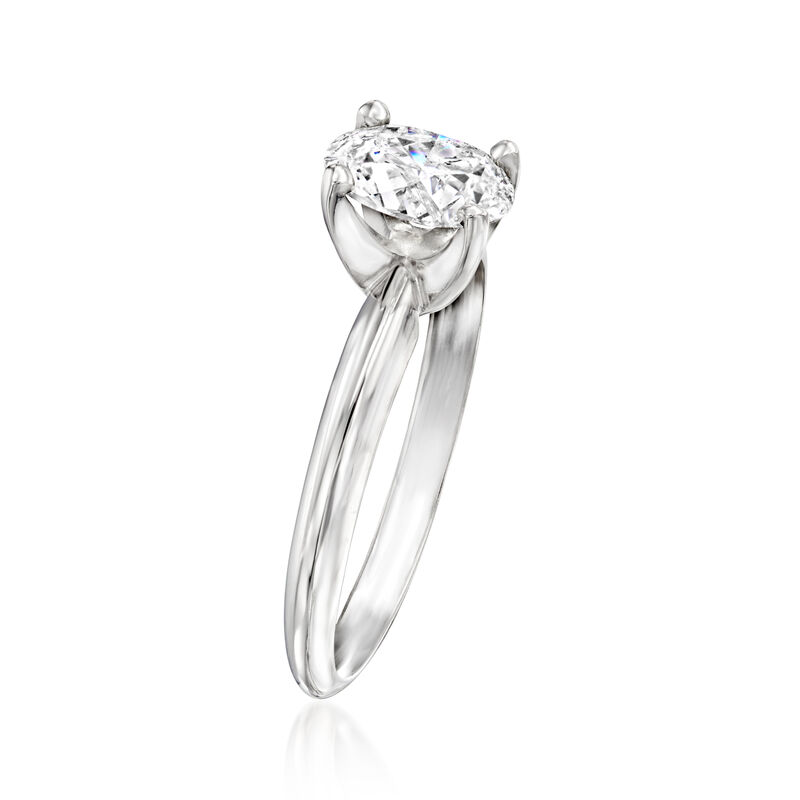 .72 Carat Certified Diamond Solitaire Ring in 14kt White Gold image number 2