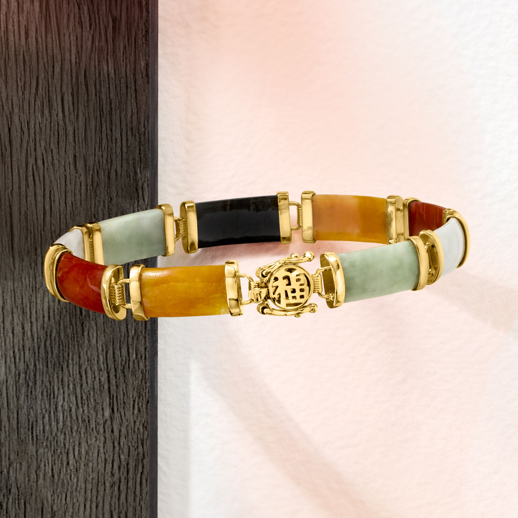 ブレスレット [GRACE U]Eclaire Fox Bangle (3 Color) Multicolored Jade 