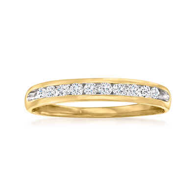 .25 ct. t.w. Diamond Wedding Band in 14kt Yellow Gold