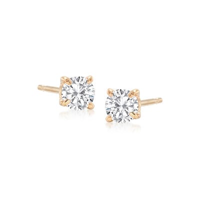 .33 ct. t.w. Diamond Stud Earrings in 14kt Yellow Gold 