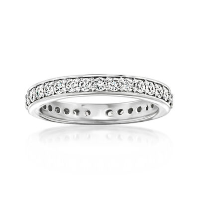 1.00 ct. t.w. Lab-Grown Diamond Eternity Band in Sterling Silver