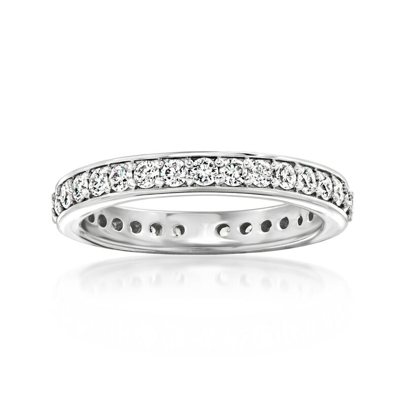1.00 ct. t.w. Lab-Grown Diamond Eternity Band in Sterling Silver image number 0