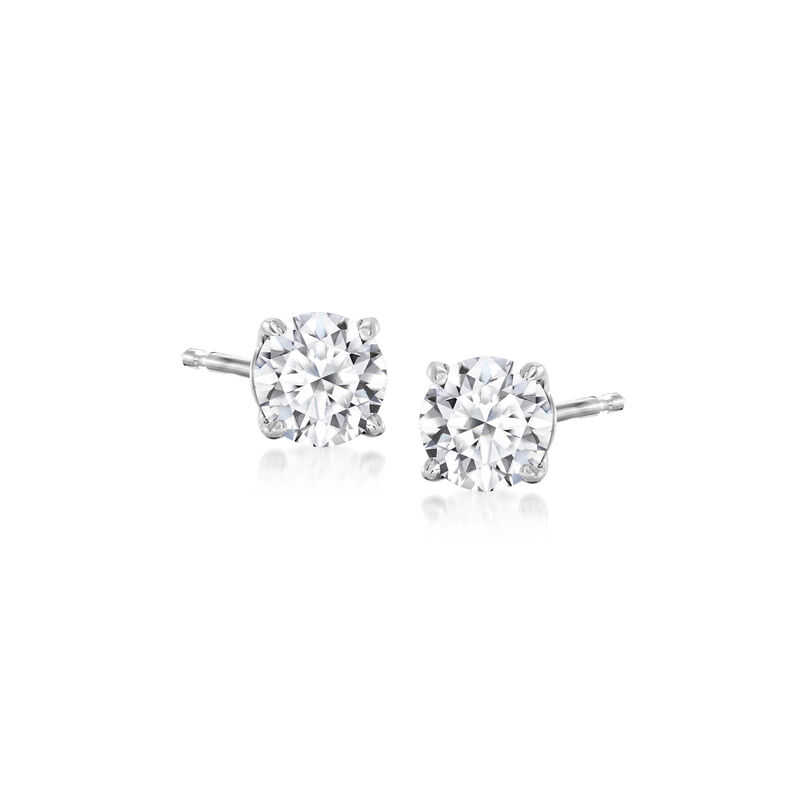 .75 ct. t.w. Lab-Grown Diamond Stud Earrings in Sterling Silver  image number 0