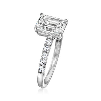 2.30 ct. t.w. Lab-Grown Diamond Ring in 14kt White Gold