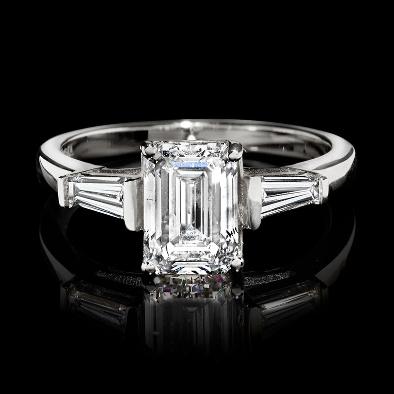2.30 ct. t.w. Lab-Grown Diamond Ring in 14kt White Gold image number 3