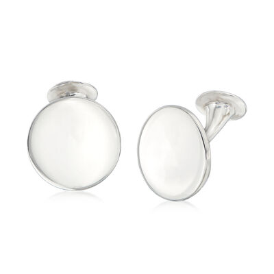 Italian Sterling Silver Personalized Cuff Links