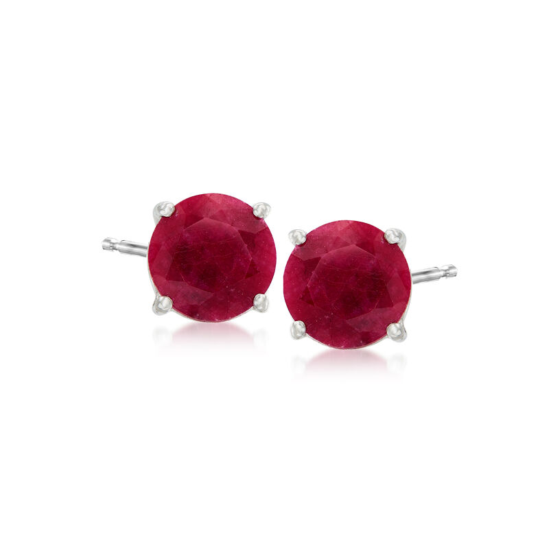 12.00 ct. t.w. Multi-Gemstone Jewelry Set: Three Pairs of Stud Earrings in Sterling Silver  image number 3