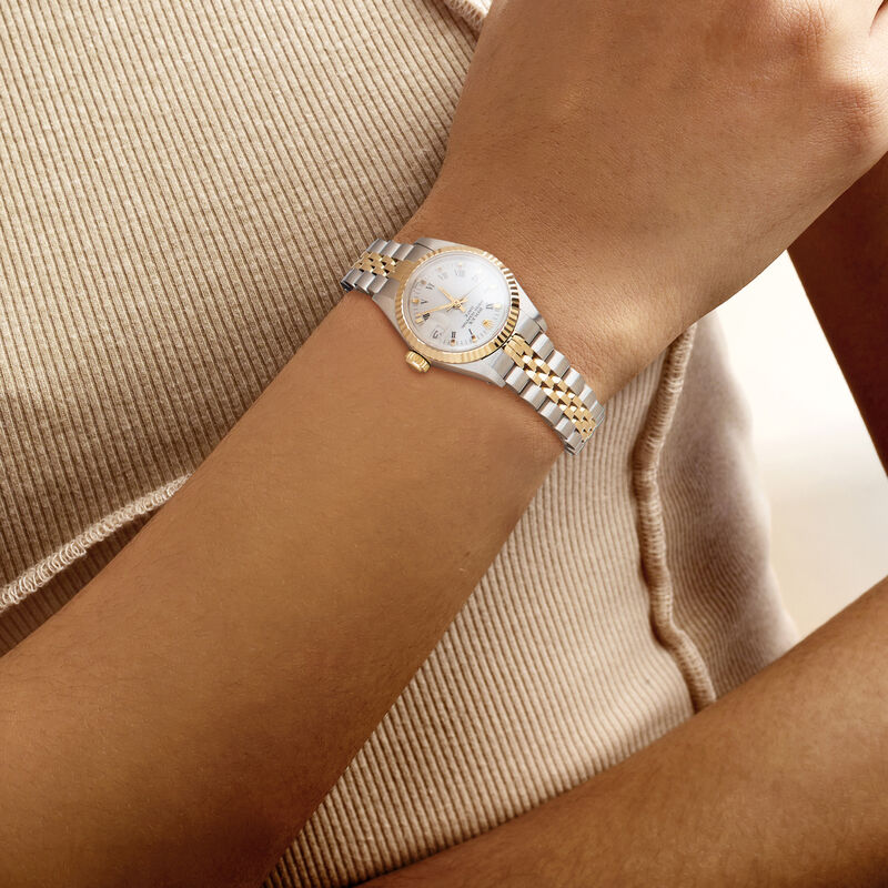 Pre-Owned Rolex Datejust Women's 26mm Automatic Stainless Steel and 18kt Yellow Gold Watch  image number 1