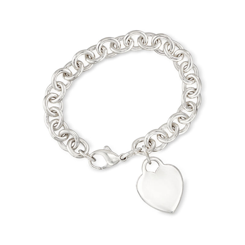 2000 Vintage Tiffany Jewelry Sterling Silver Heart Charm