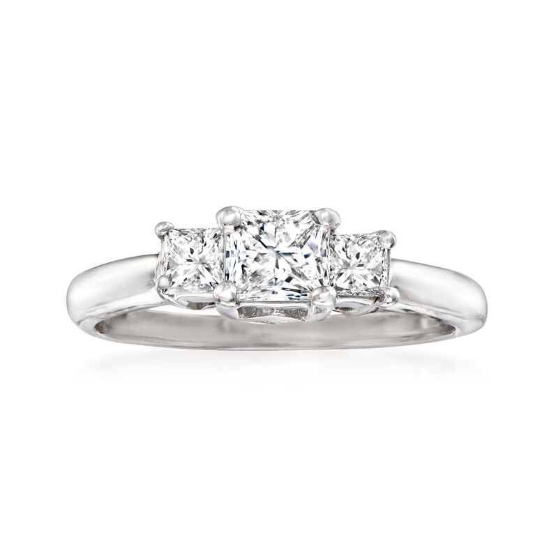 C. 1990 Vintage .75 ct. t.w. Diamond Ring in 14kt White Gold image number 0